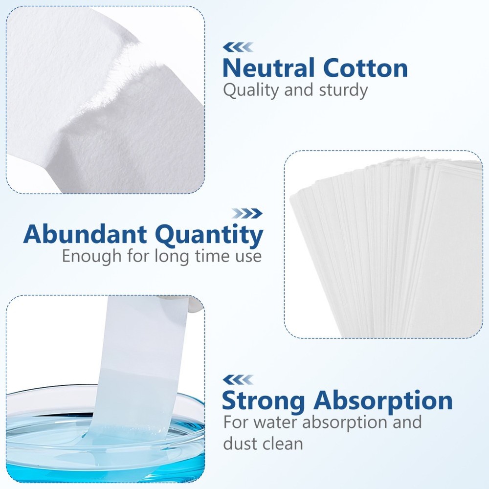 200 Pcs Chromatography Paper Strips Laboratory Filtration Filter