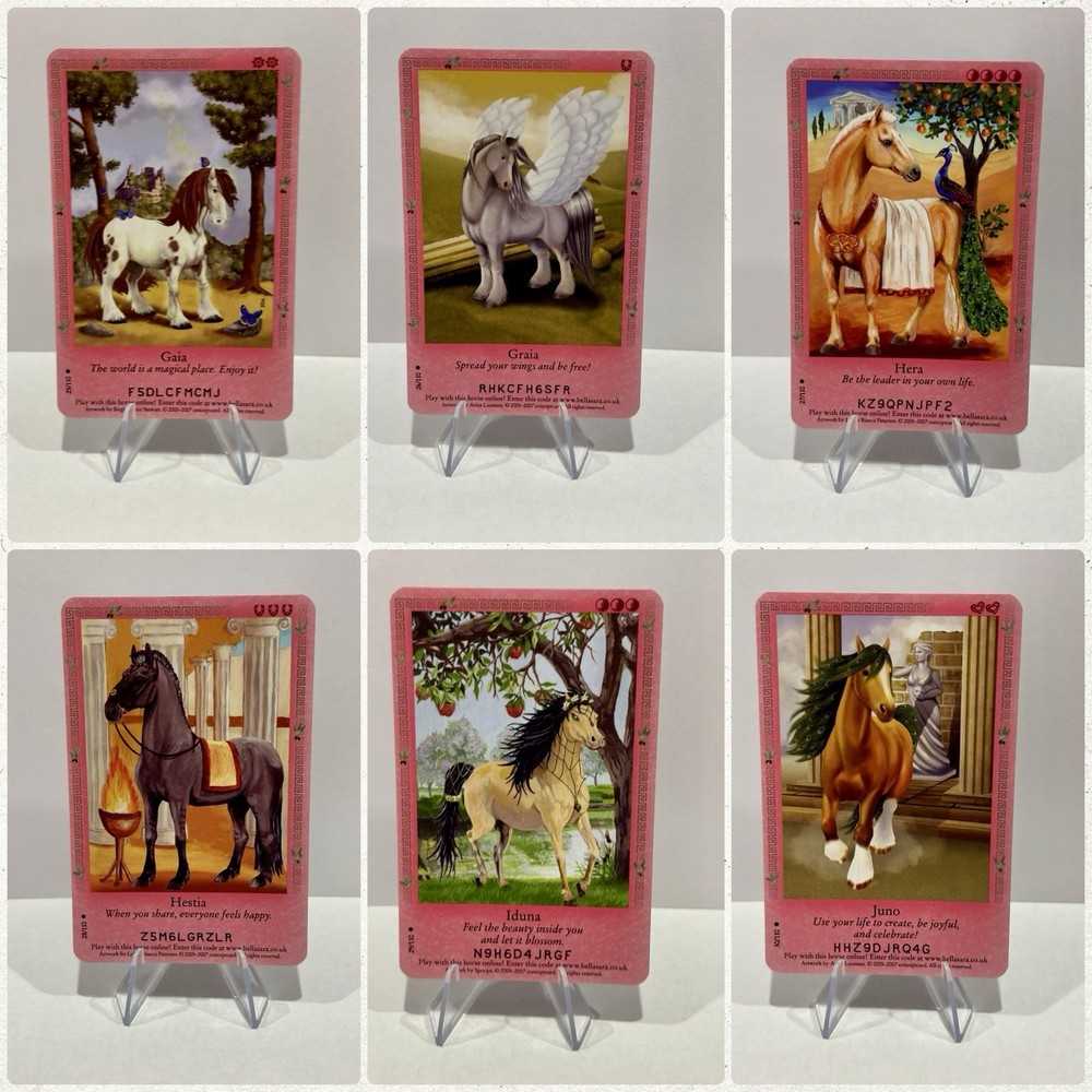 Bella Sara Mythology Complete Set- English Language -Mint Condition