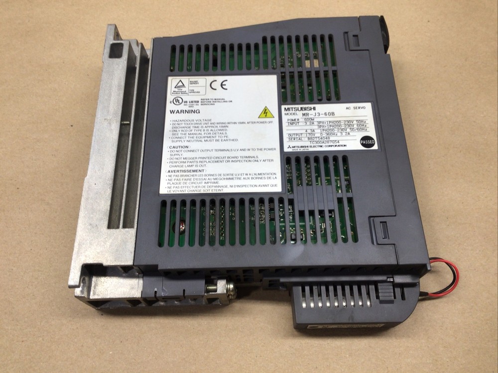 MITSUBISHI MR-J3-60B-EB AC Servo Drive #50A29