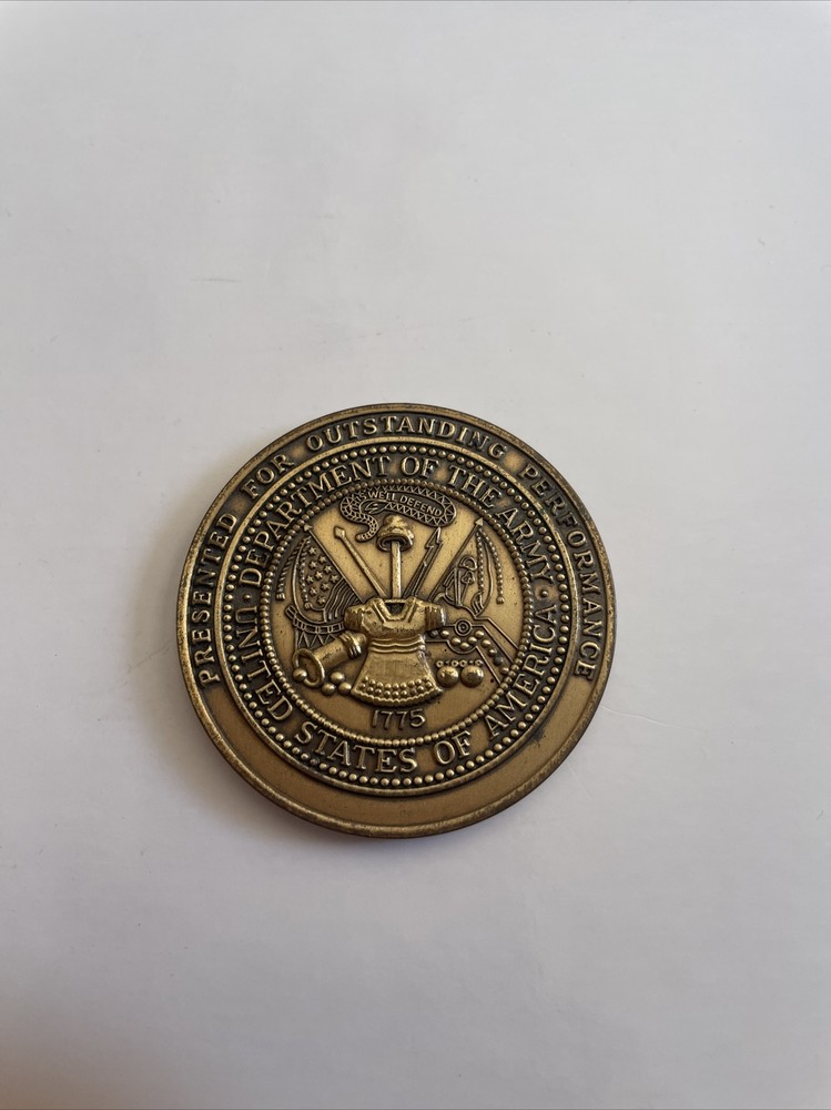 US Army Security Assistance Command Challenge Coin