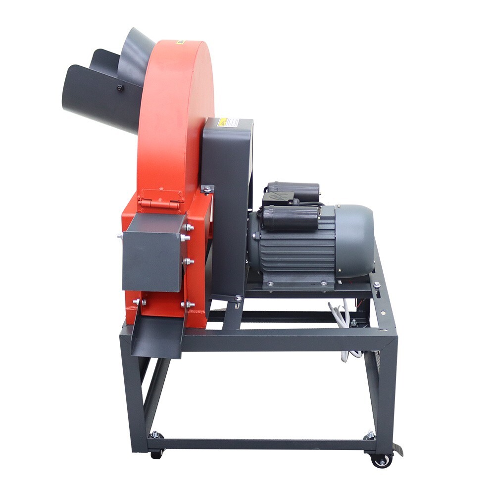 Straw Roots Crusher 220V 600kg/h Farm Fruit Grinder Feed Processing Machine