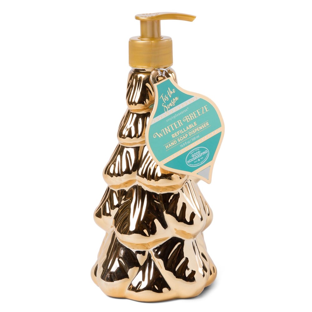 Simple Pleasures Metallic Christmas Tree Trees 2 Pack, Multicolor