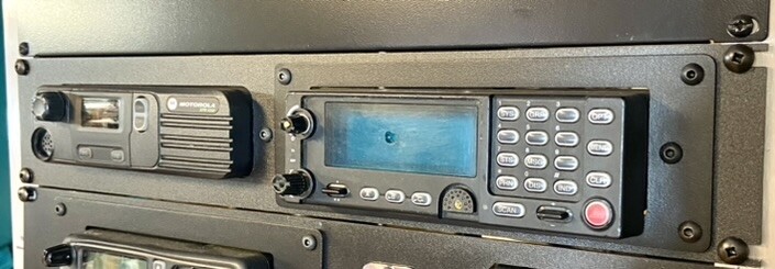 19" Rack Mount Panel: Motorola XPR/DM + Radio Combination - Choose your model