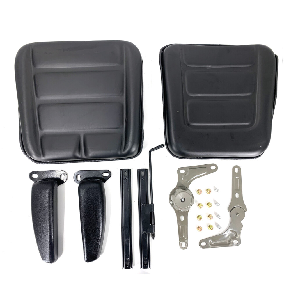 Adjustable Tractor Seat Universal w/140° Back Forklift Excavator Digger Seat