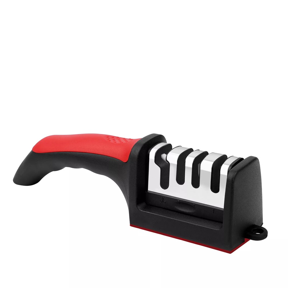 2PCS Knife Sharpener Professional 4-Stage Ceramic Diamond Steel Sharpening