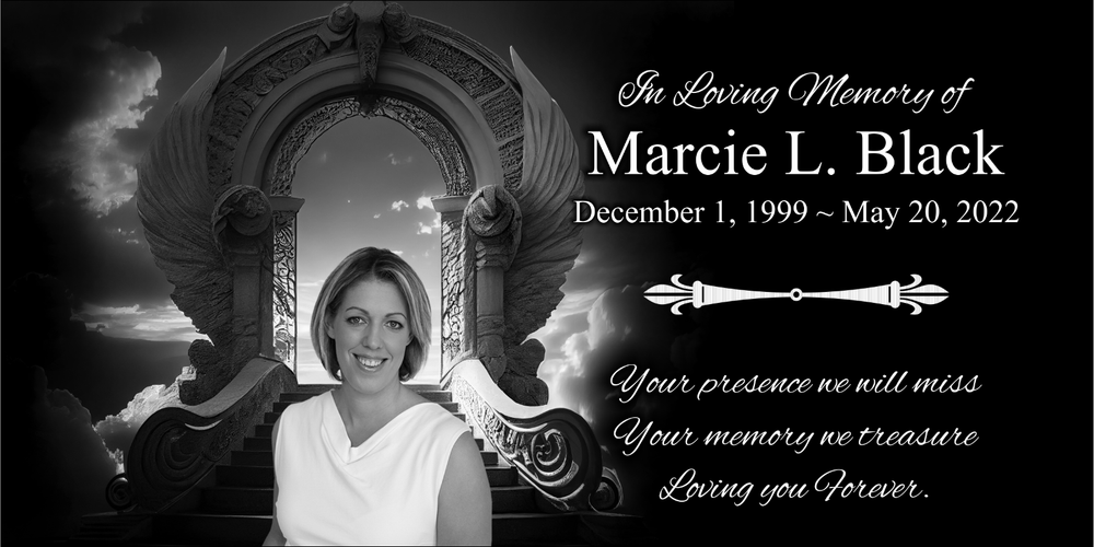 Custom Stone Memorial Grave Marker Granite Plaque Human headstone