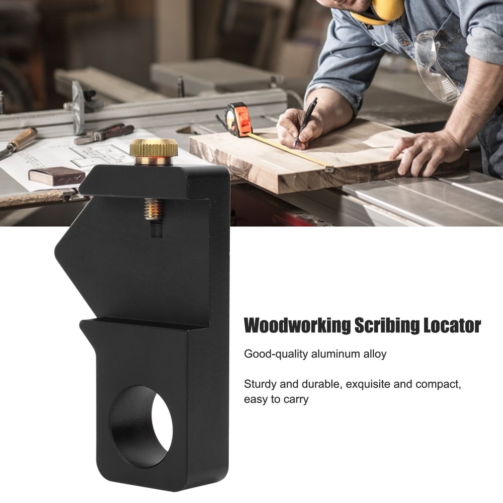 Woodworking Ruler Positioning Adjuster Efficient Tool For Carpenter Aluminum All