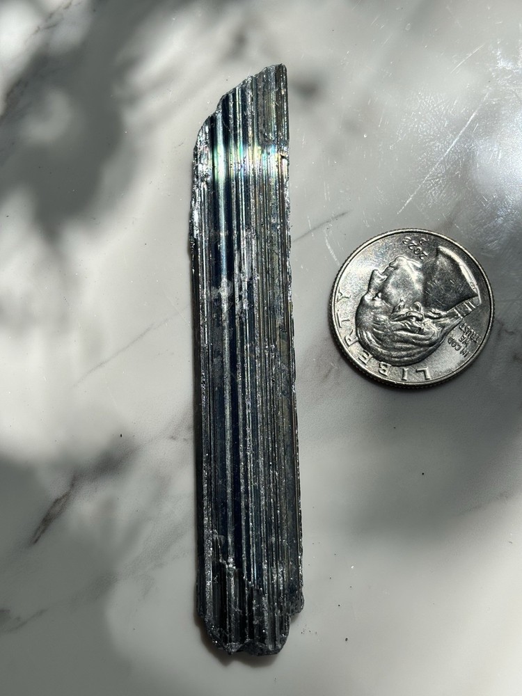 3.4" Flashy Stibnite Shard 20grams