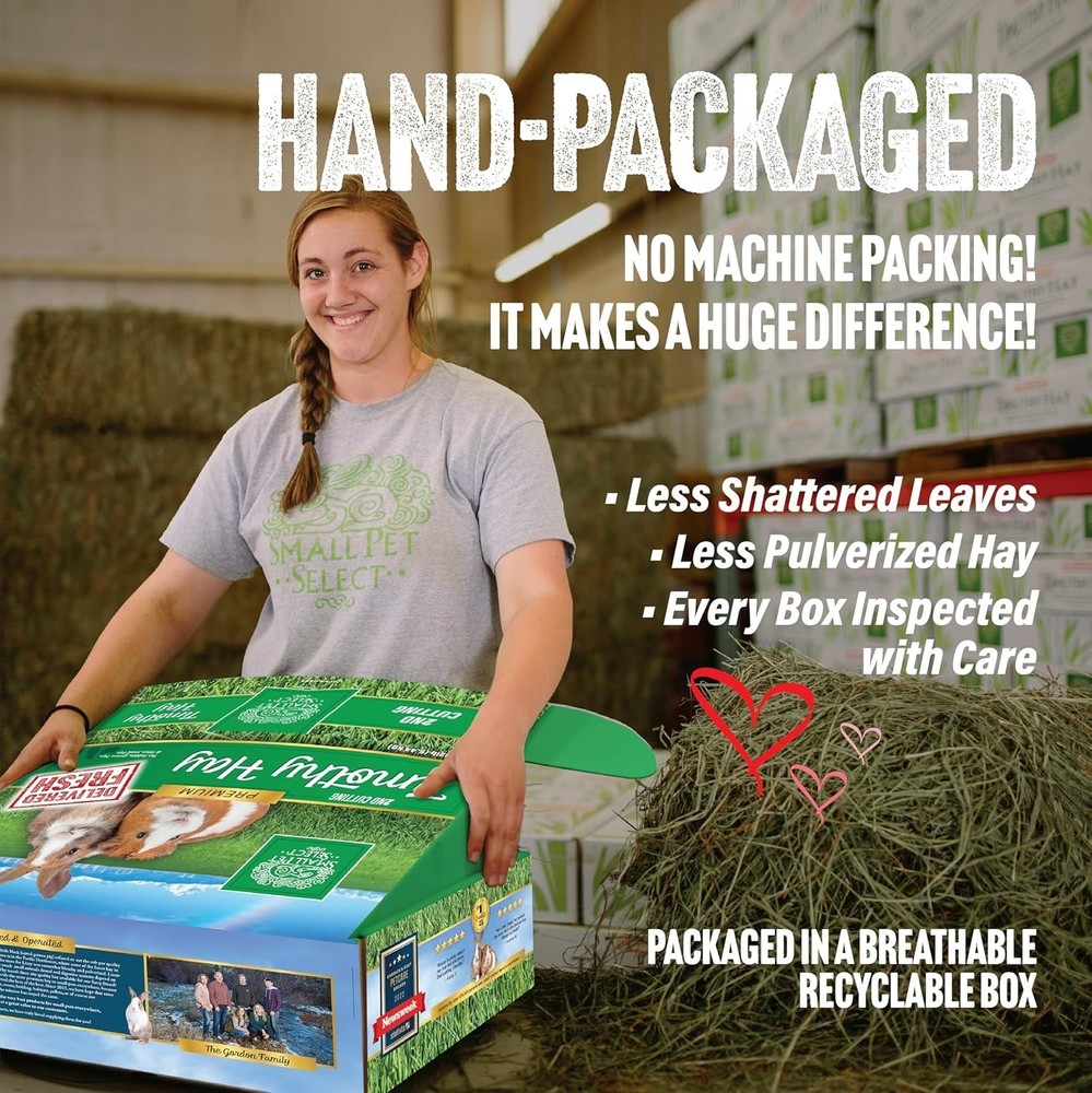 Fresh & Nutritious Timothy Hay for Small Animals, 12 lb