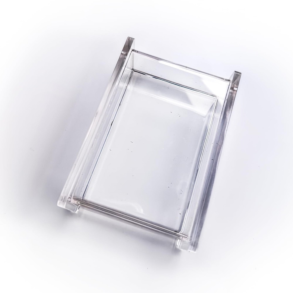 Single Deck Acrylic Playing Card Case/Holder, Clear Storage Playing Card Box ...