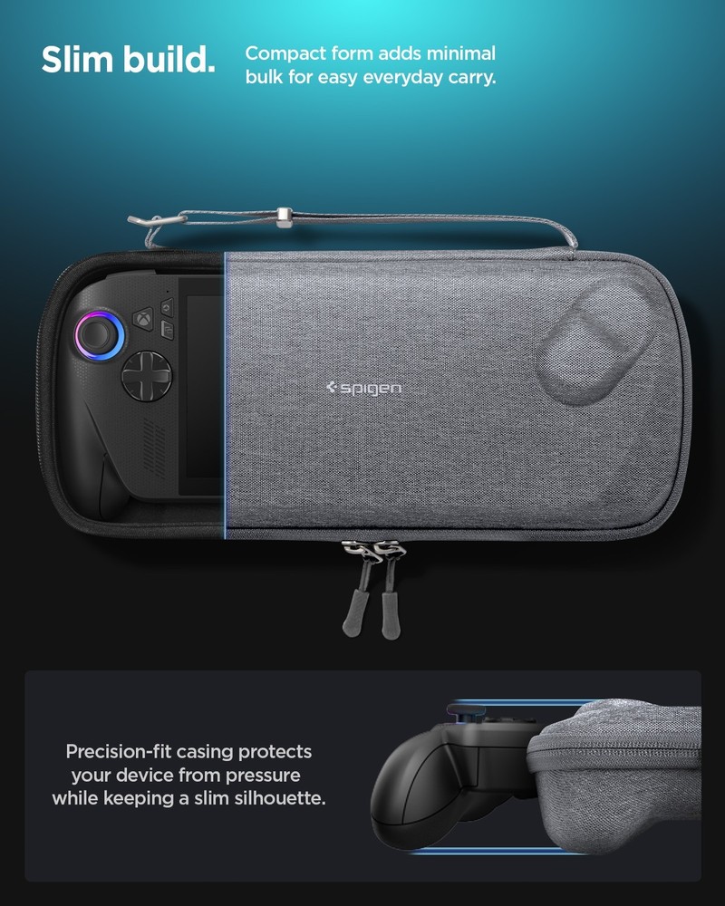 For 7" Gaming Handheld Console | Spigen Klasden Pouch Carrying Case