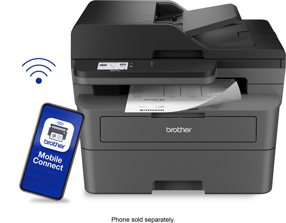 Brother - MFC-L2820DW Wireless Black-and-White Refresh Subscription Eligible ...
