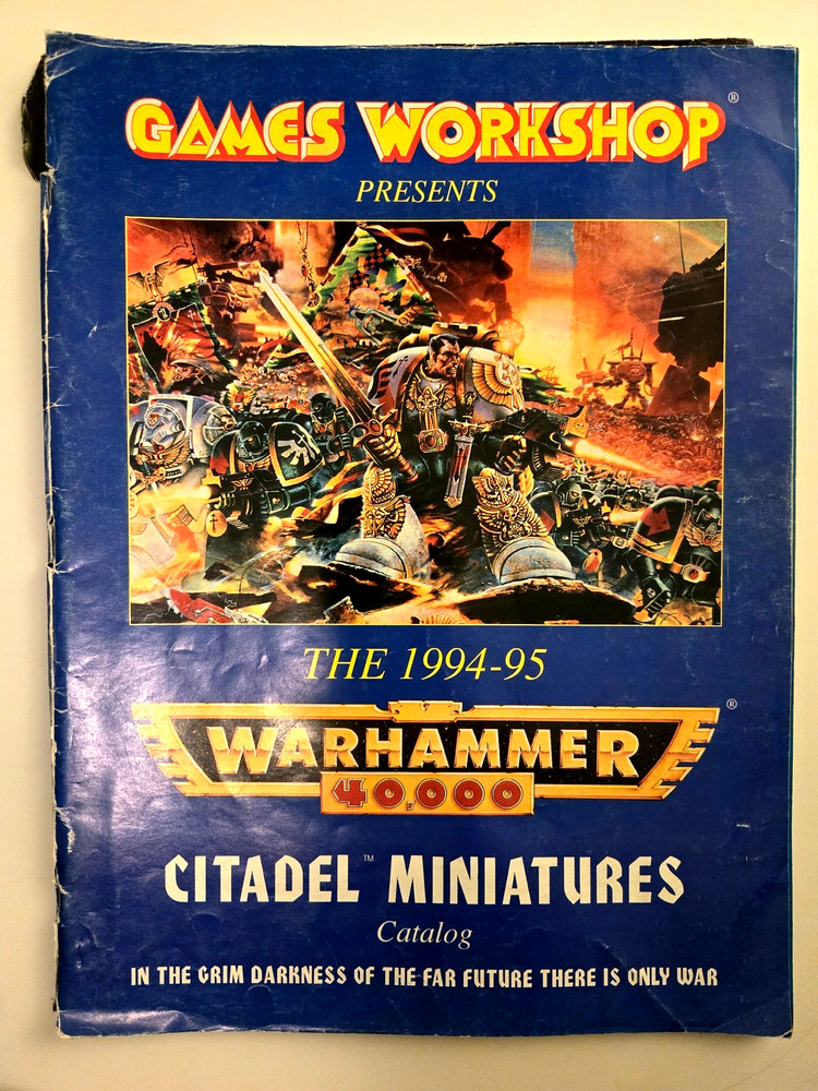 GW Warhammer 40 1994-95 Blue Miniatures Catalog