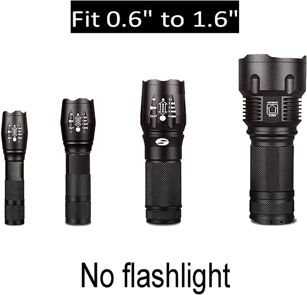 Magnetic Base Mount Flashlight Mounting Brackets Flashlight Holder - Strong Magn