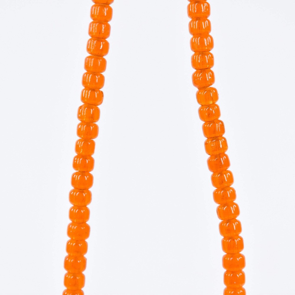 Padre Translucent Orange Trade Beads