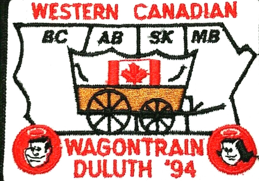 Good Sam Vintage Patch RV Canadian Wagon Train Duluth, Large Embroidered Patch