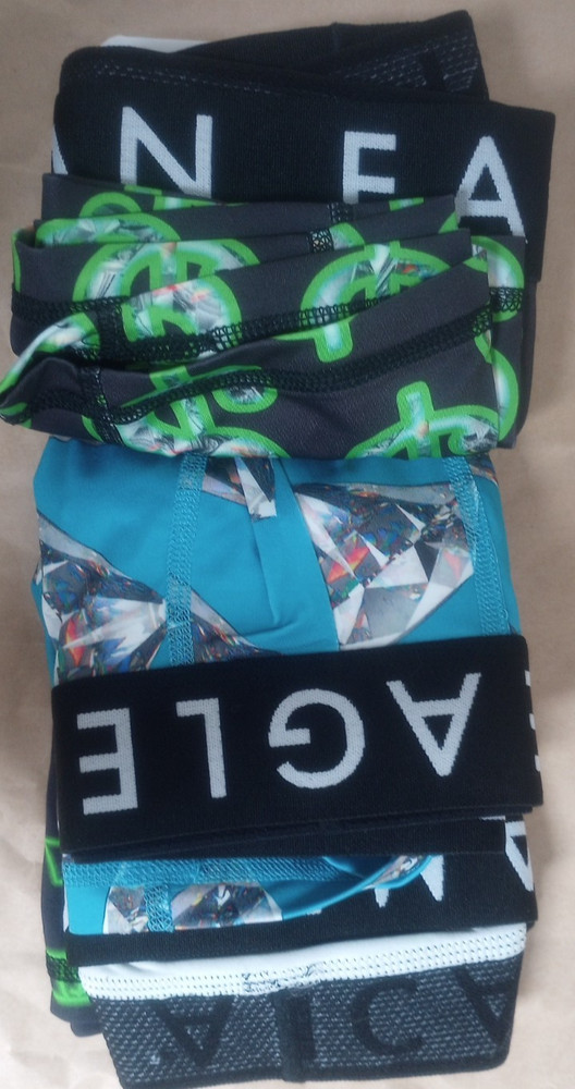 American Eagle 3 Pack 6" Flex Boxer Brief Diamonds Dollars Money