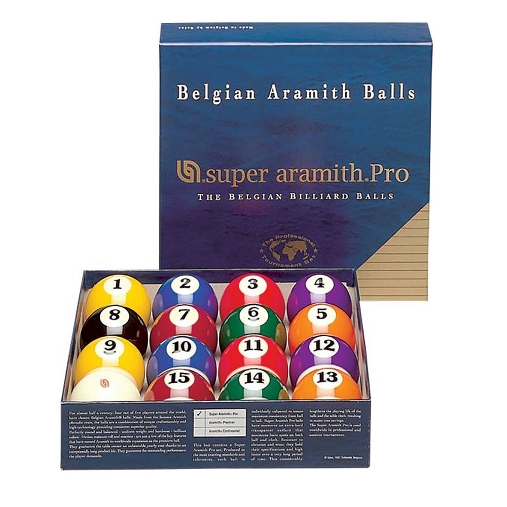 Super Aramith Pro Billiards Pool Balls Set