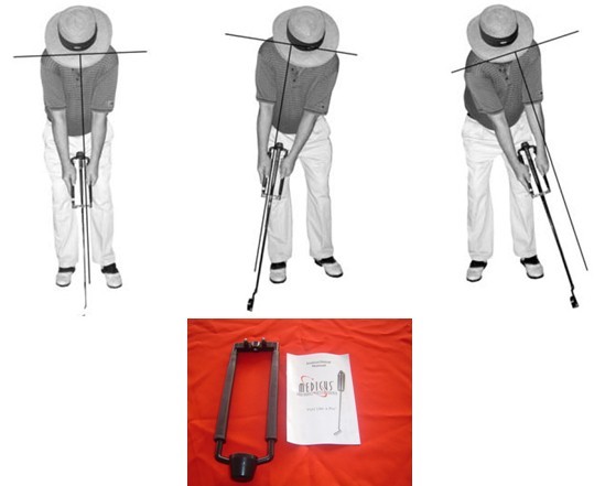 Medicus Dual-handle Putter trainer wholesale-GOLF Training Aid--Swing Path