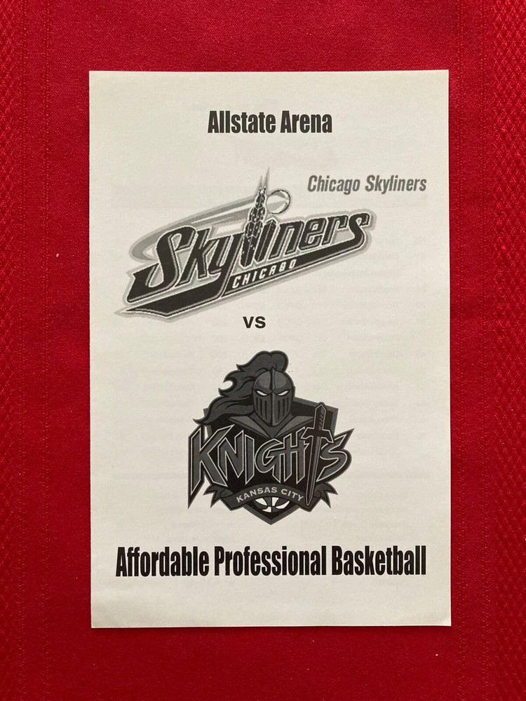 2000-2001 ABA Chicago Skyliners program / Only season / Carr / Fields / Meyer