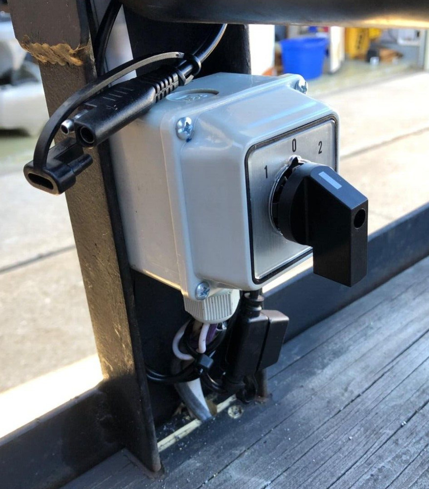 Universal Rotary Changeover Switch W/ Master Switch Exterior Box 660V 20A 2Phase