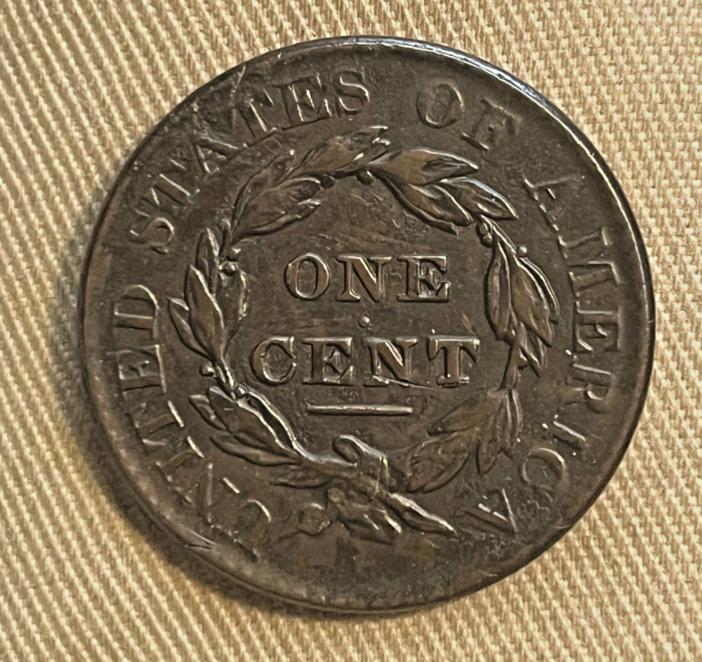 1827 Coronet head cent , better date & Grade