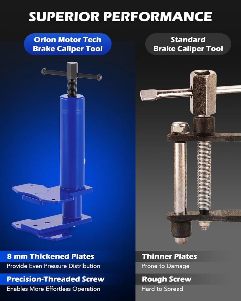 Caliper Piston Compressor Tool, Universal Brake Caliper...
