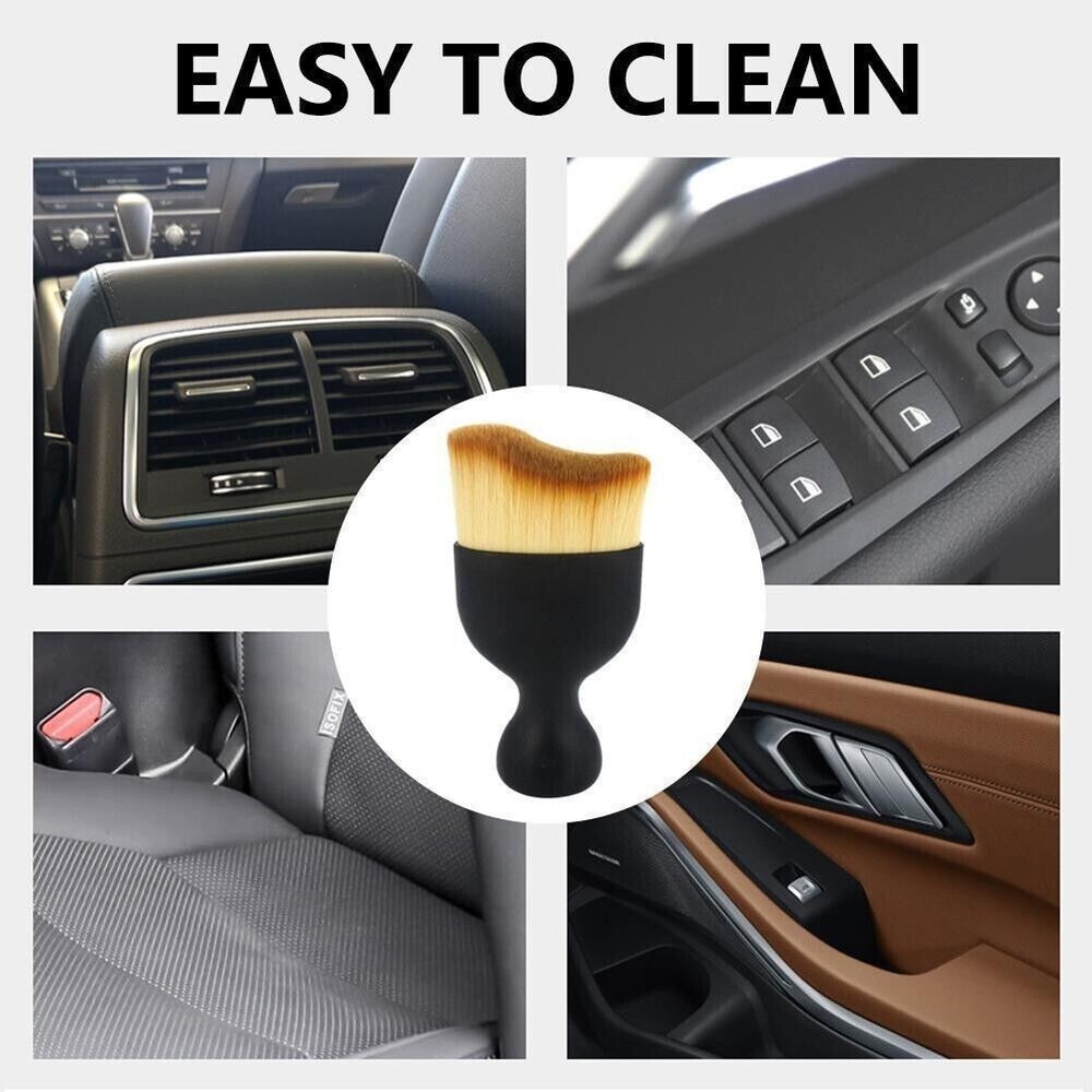 1Pcs Car Interior Cleaning Soft Brush Instrument Panel Crevice Dust Removal Tool