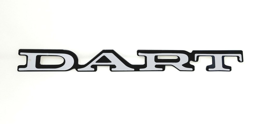 Dodge DART Script Steel Sign - 7" X .68" Magnet