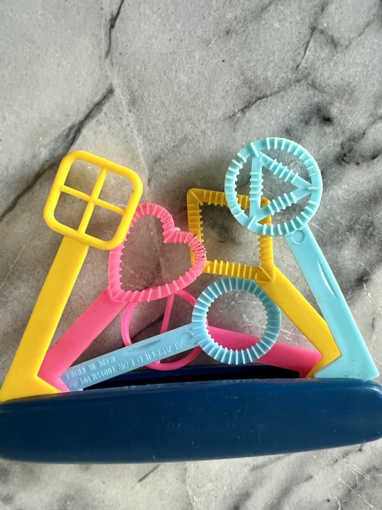 Mr Bubbles Swiss Bubble Blower - 6 different shaped wands