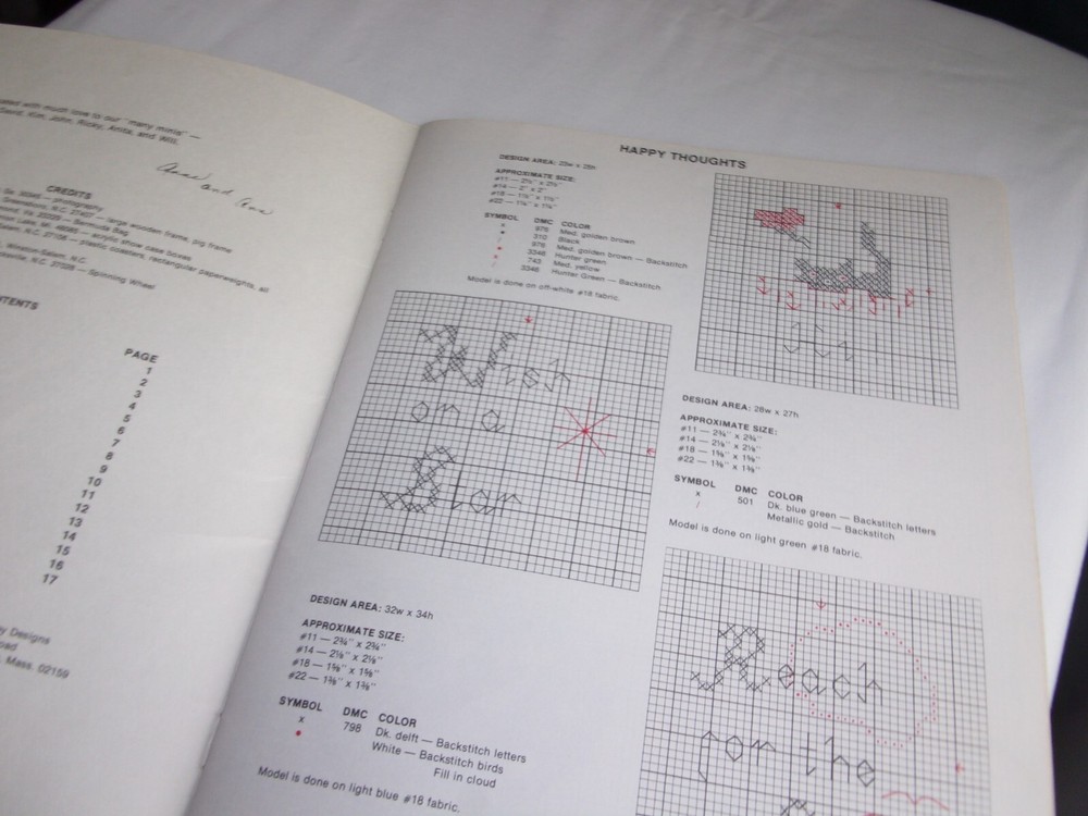 1980 NEEDLEWORK BOOK, MANY MINIS PATTERNS HAVE EASY INSTRUCTIONS, NICE CONDITION