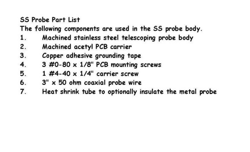 Carlson Super Probe MK3 Assembled & Tested PCBs From YouTube with SS Probe Kit