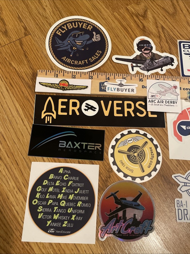 Aviation Sticker Lot