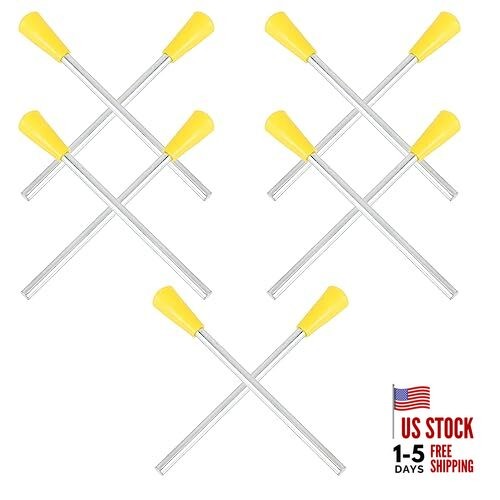 10pcs Triangle Iron Mallet Percussion Sticks for Musical Instruments Strikers