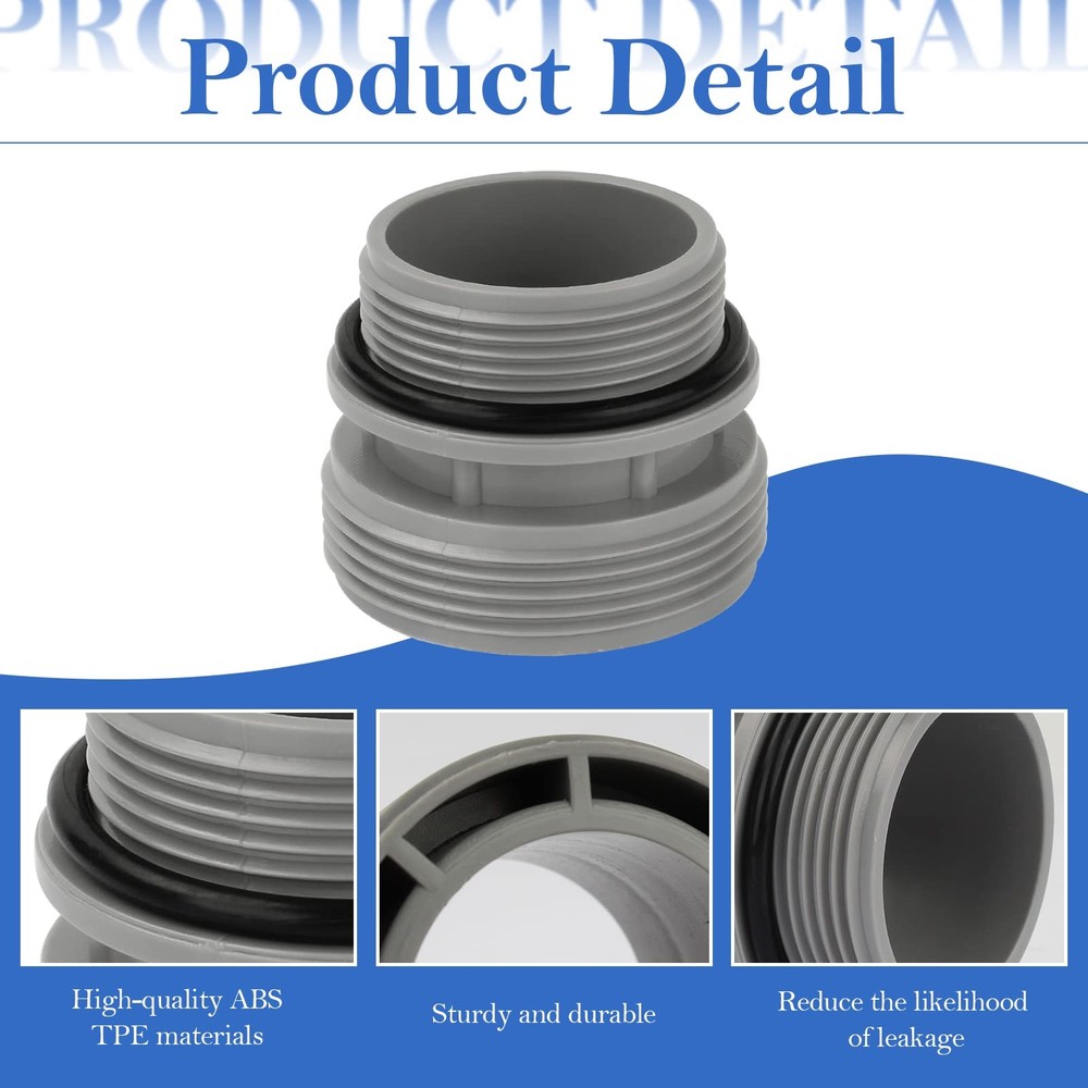 4 Pack 4560 Hose Conversion Adapters Kit Compatible with Intex 4 Pack, 2 set