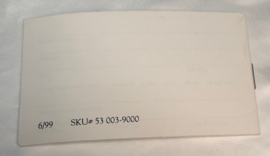 Concord Watchmakers Operating Manual- Free Battery Change Certificate