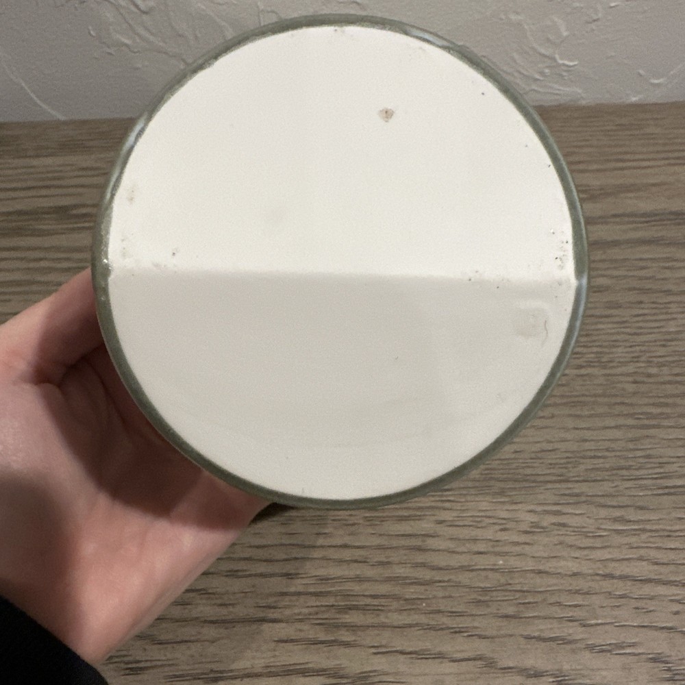 Ceramic Unique Modern Tilting Tea Cup Green Cuptone 16 oz