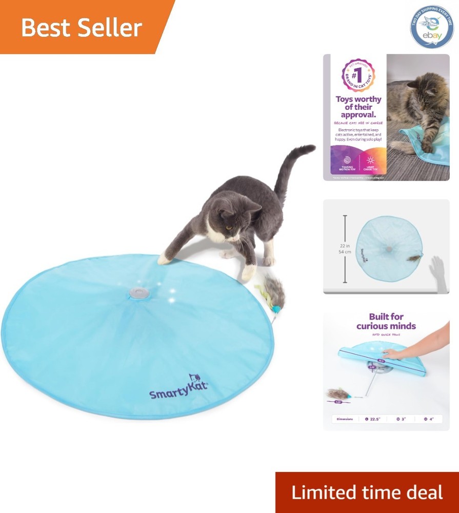 Interactive Electronic Motion Toy for Cats - A Fun Indoor Exercise Experience
