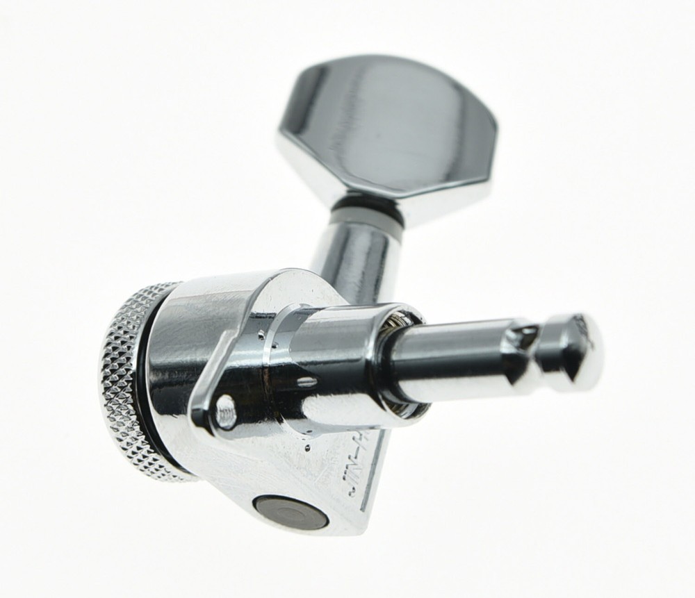 Wilkinson Locking Guitar Tuners Chrome 6 Inline Tuning Keys Machine Heads