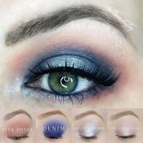 Denim ShadowSense by SeneGence eyeshadow. A deep cobalt blue eyeshadow. New