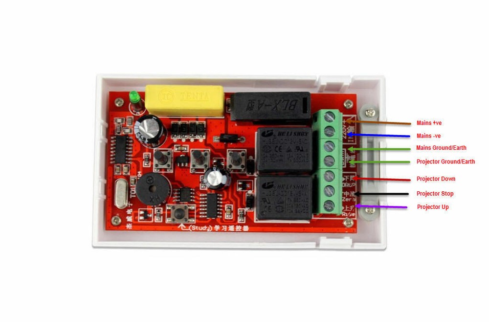 Projector Screen Remote Control RF Remote Curtain Remote Motor Remote Automation