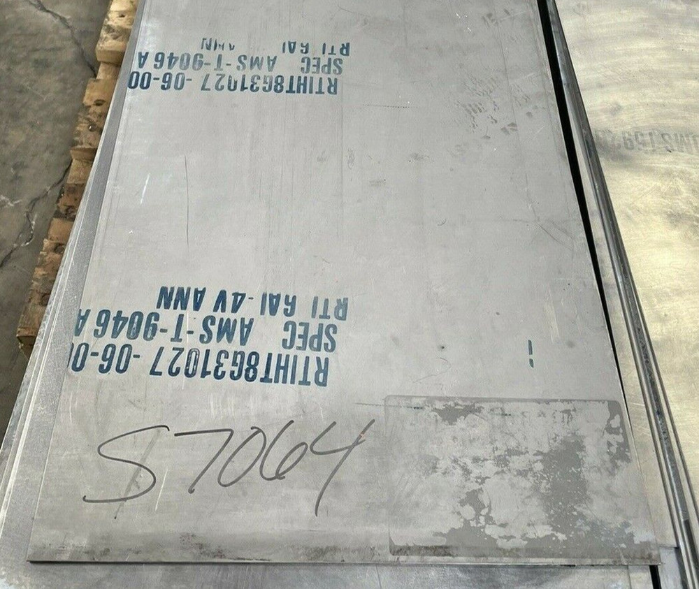 Titanium Sheet 6AL4V 12" x 12" x .075"