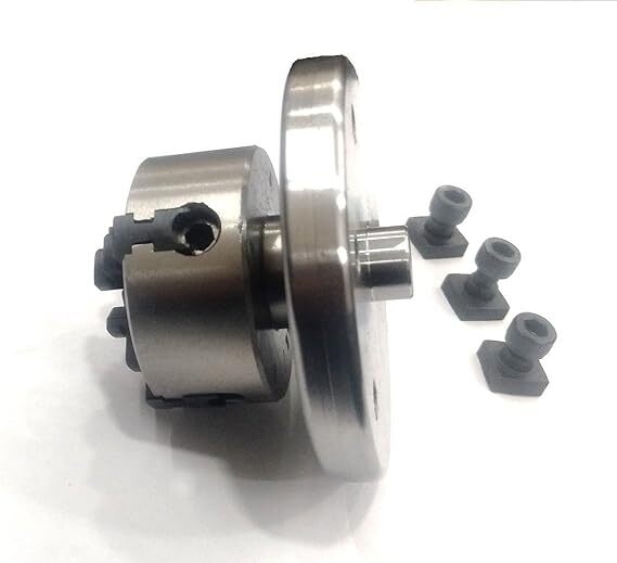 4"/ 100mm Regular Rotary Indexing Table With Small Chucks and back Plate