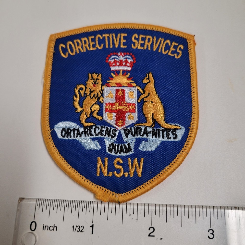 Corrective Services New South Wales Australia Law Enforcement Correction patch
