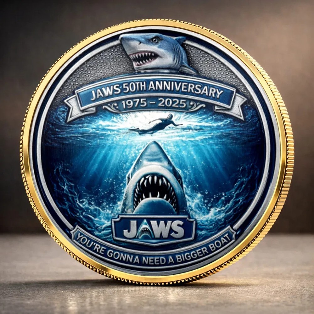 Jaws 50th Anniversary Commemorative Coin