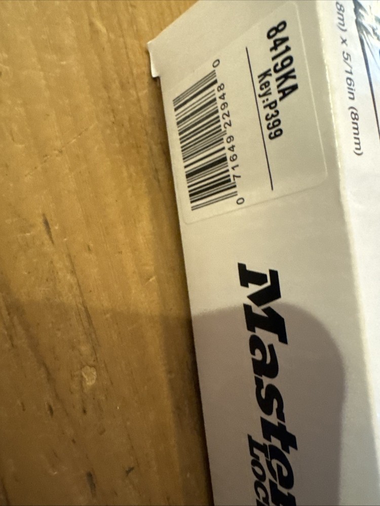 Master Lock Python Adjustable 6' Cable Lock w/ Keys Model 8419KA4534 New in Box