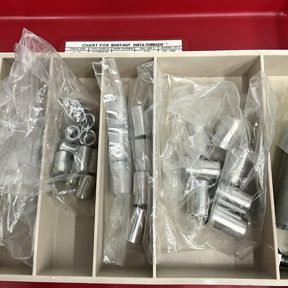 Creative Engineering The Nutter Rivet Nut Gun Tool Set w/ Extras & Case UNTESTED