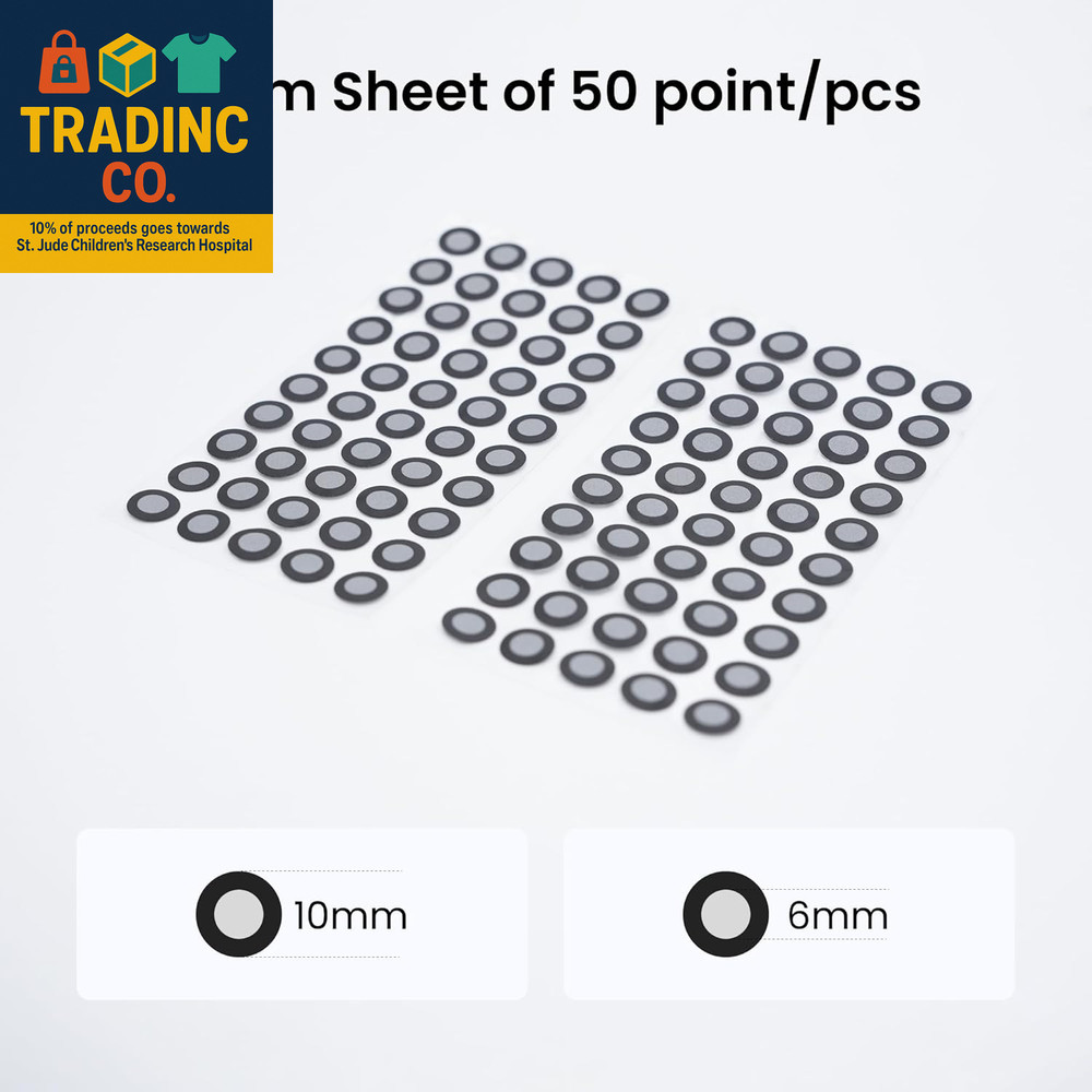 6.0 Mm 3D Scanning Marker Dots for 3D Scanners, 3D Tracking Dot, Reference Point
