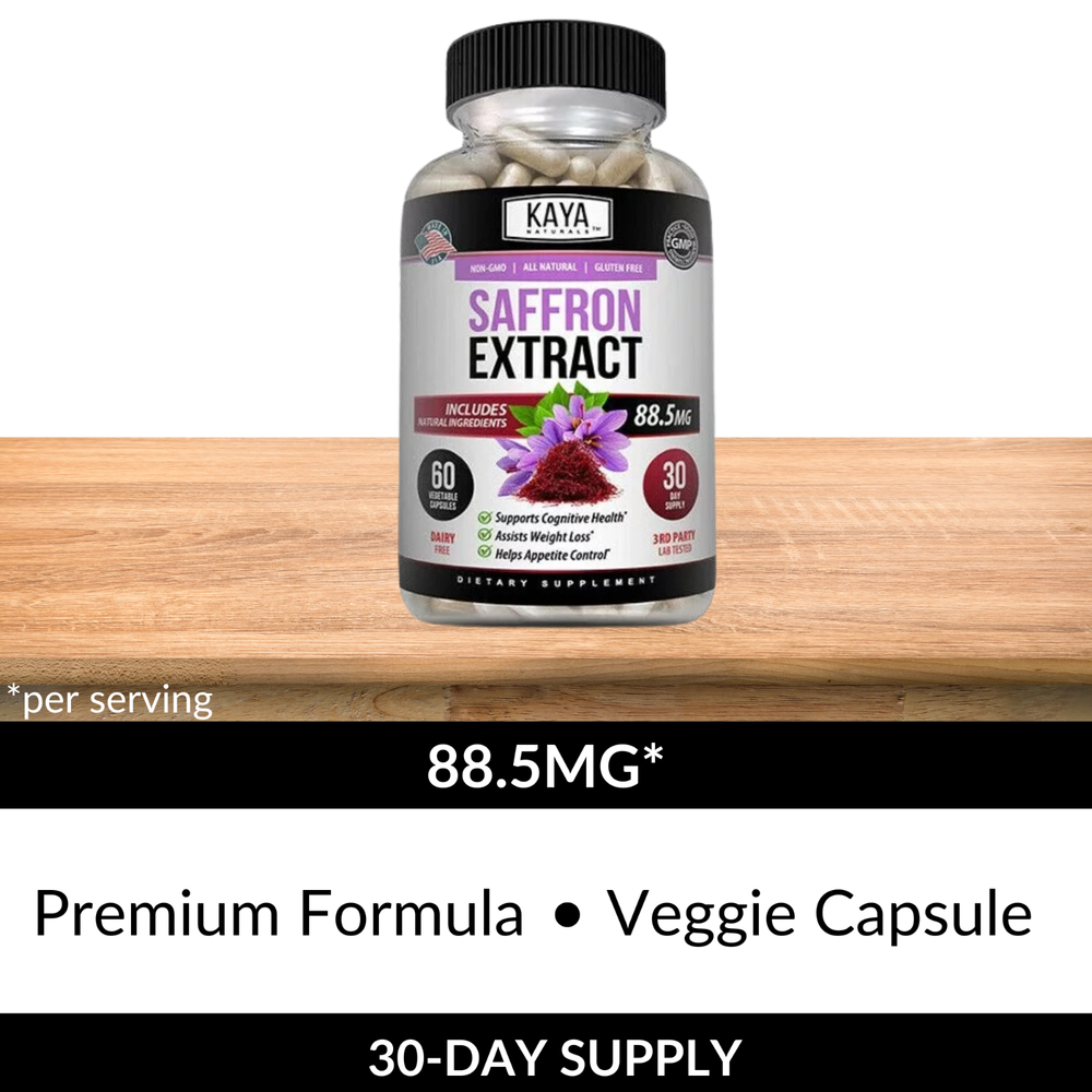 Saffron Crocus Extract 60ct Seasonal Depression Focus Support Appetite Control