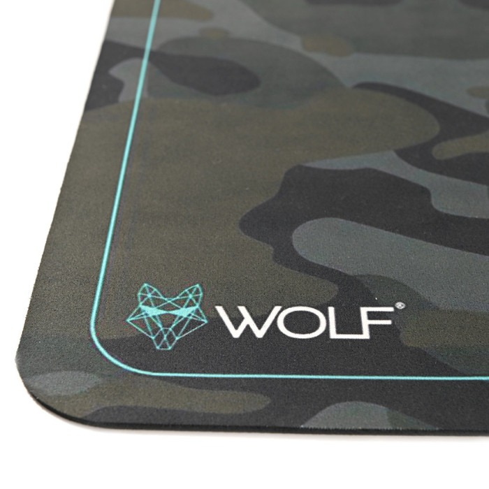 Wolf Bivvy Mat – Camo Design, Compact & Waterproof, Rolls for Easy Storage